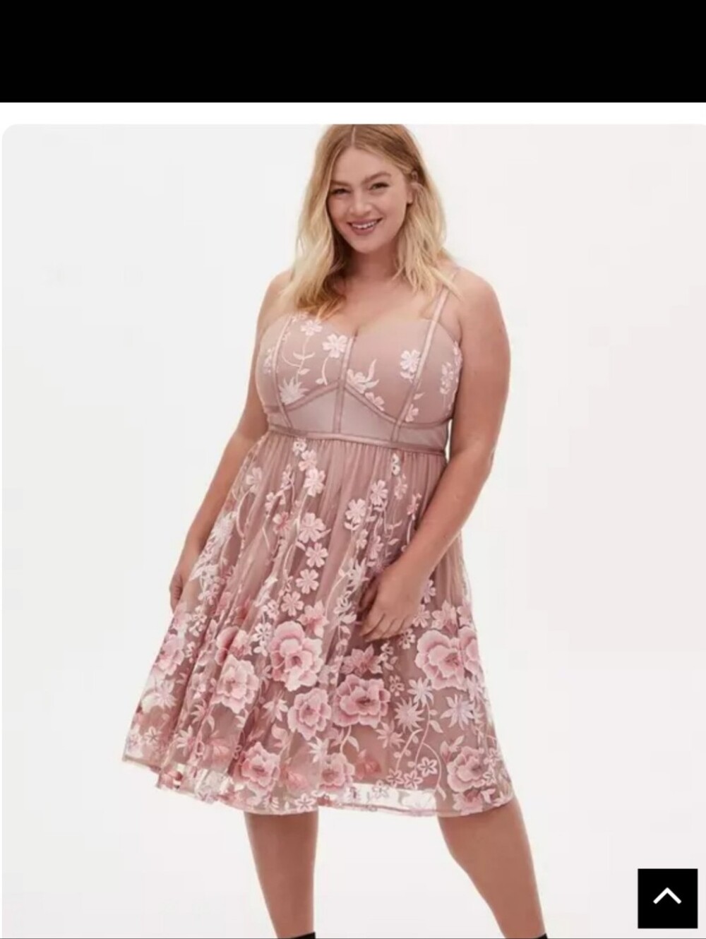 NWOT Torrid Midi Mesh Dress